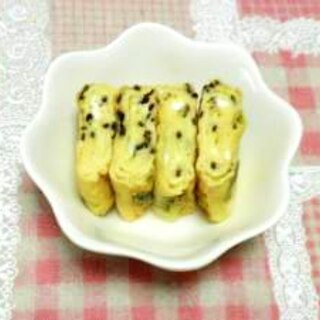 味付け要らず♪塩昆布入り玉子焼き